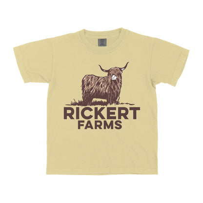 HIGHLAND CATTLE FARM CUSTOM YOUTH SHIRT L1