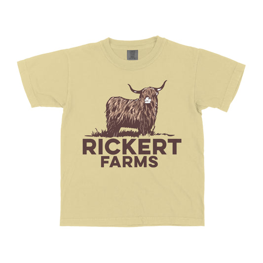 HIGHLAND CATTLE FARM CUSTOM YOUTH SHIRT L1