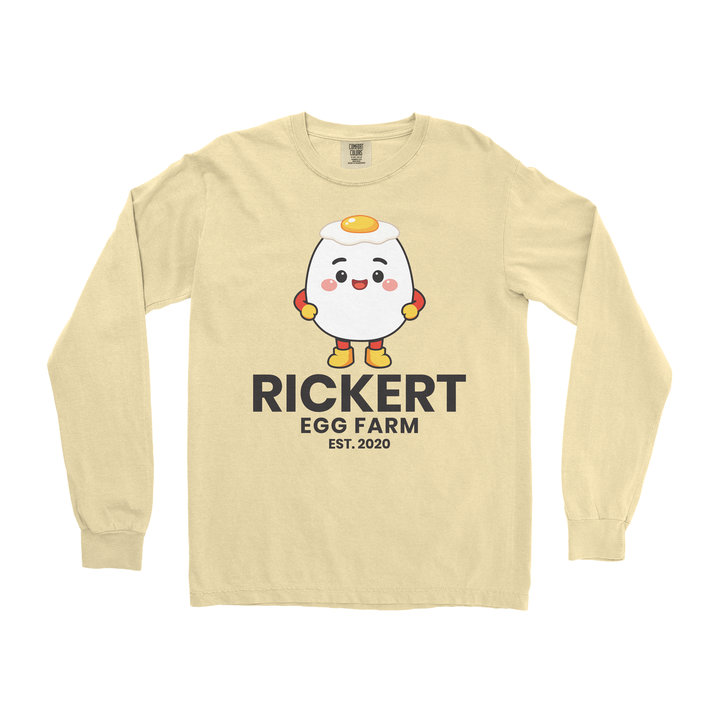 EGG FARM CUSTOM LONG SLEEVE SHIRT K12