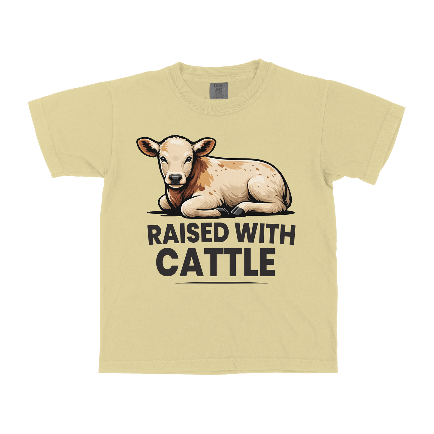 RAISED WITH CATTLE YOUTH SHIRT