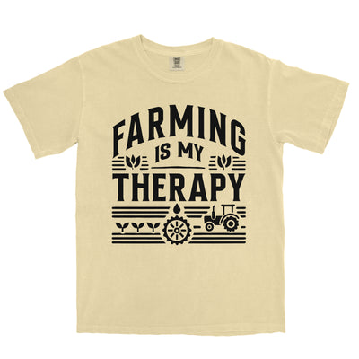 FARMING IS MY THERAPY SHIRT