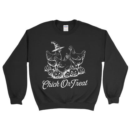 CHICK OR TREAT FARM HALLOWEEN SWEATSHIRT