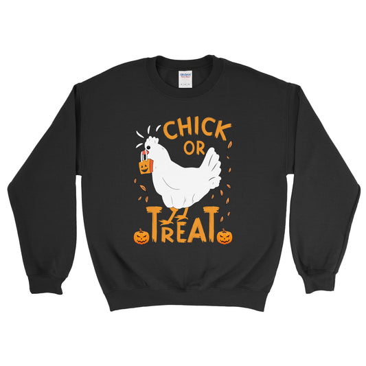 CHICK OR TREAT FARM HALLOWEEN SWEATSHIRT