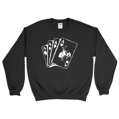 COWBOY ACE OF SPADES SWEATSHIRT