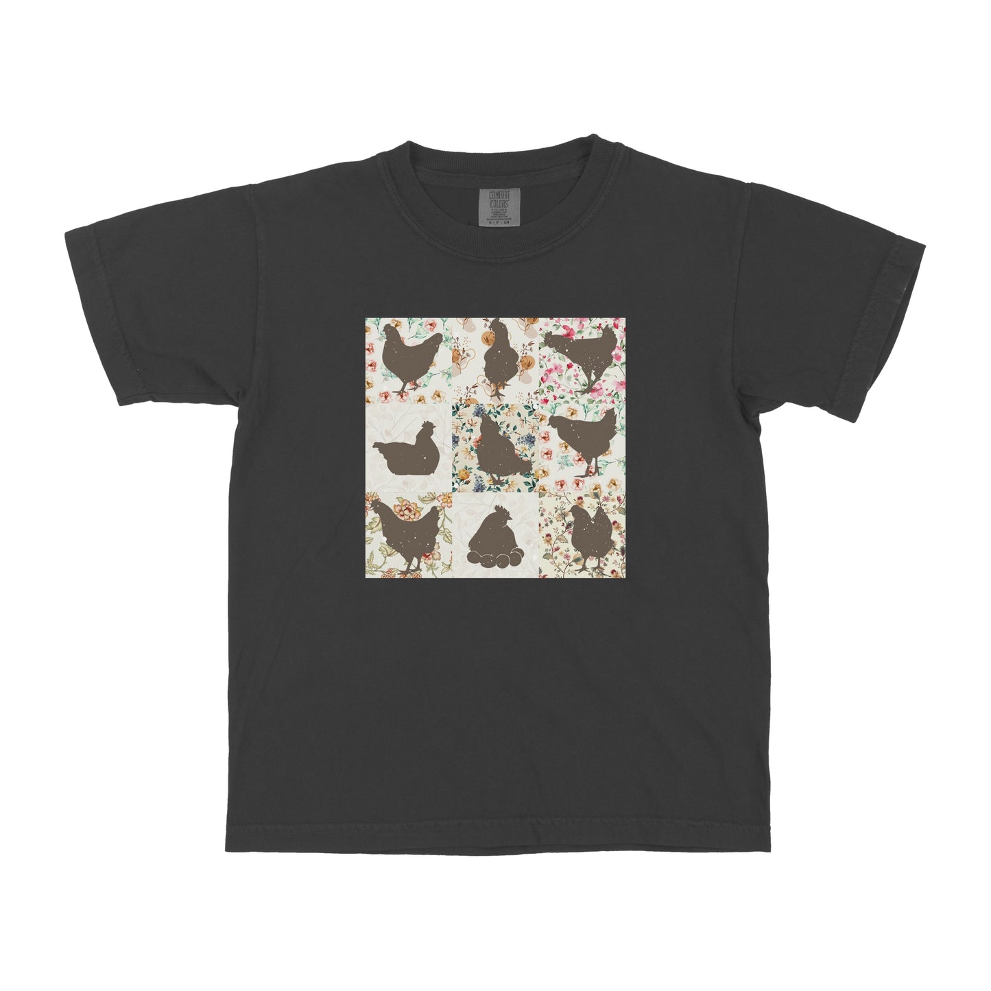 CHICKEN PATTERN YOUTH SHIRT