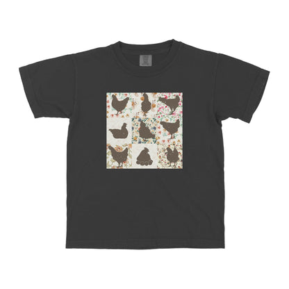 CHICKEN PATTERN YOUTH SHIRT