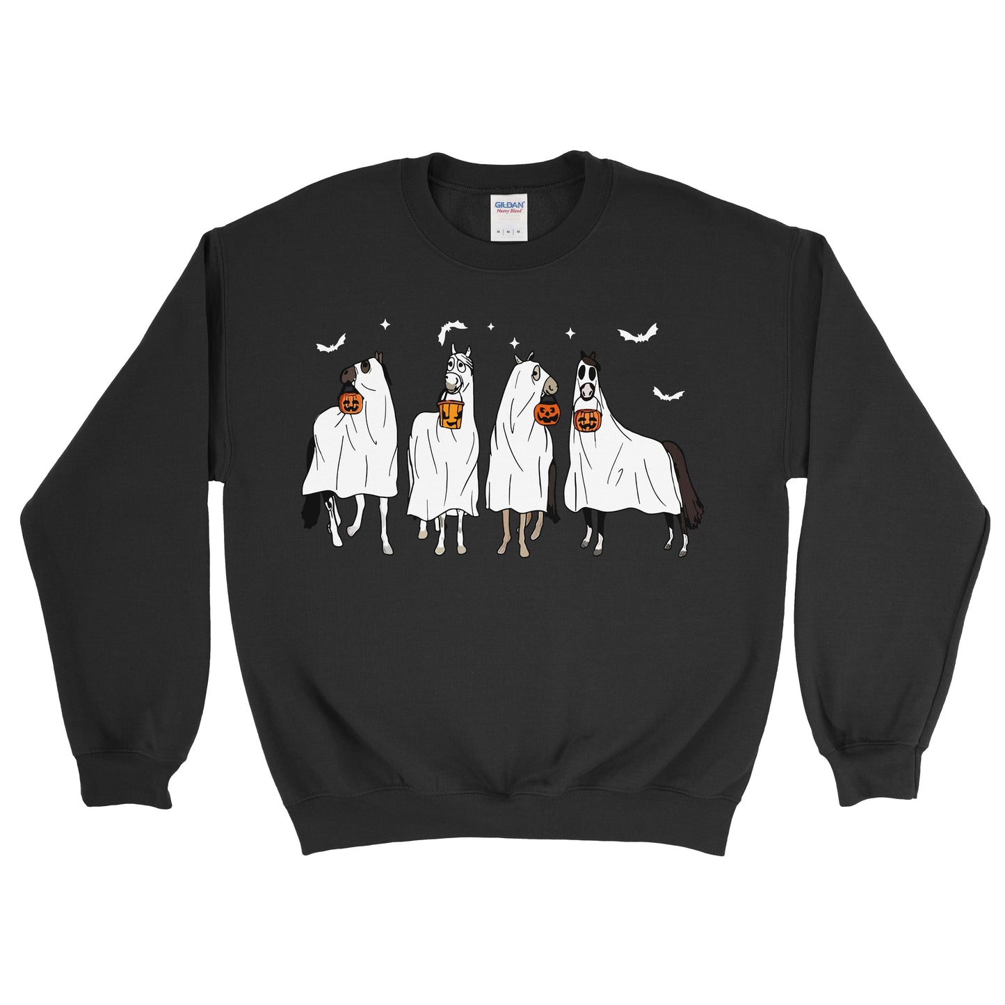 HORSE GHOST FARM HALLOWEEN SWEATSHIRT