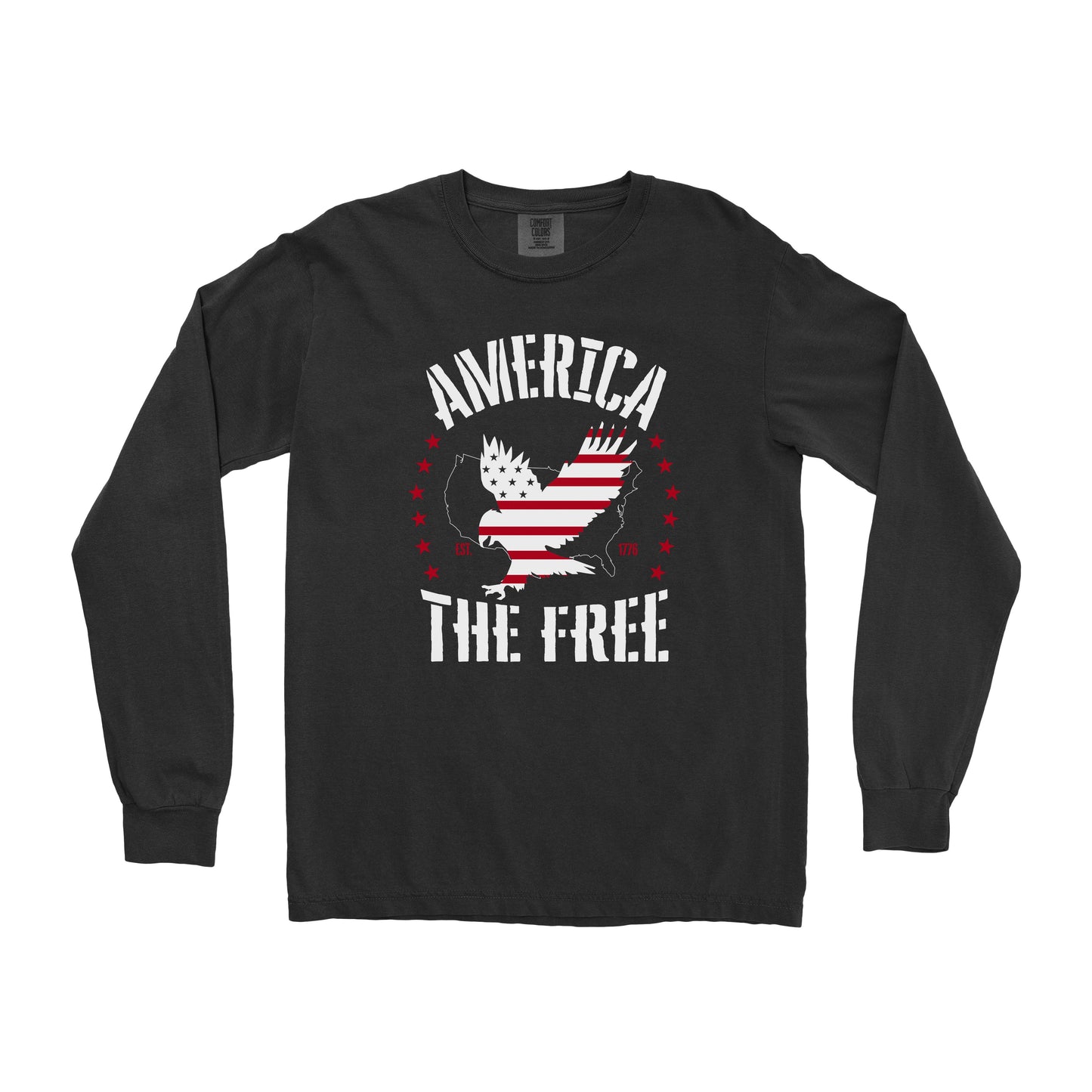 AMERICA THE FREE LONG SLEEVE SHIRT