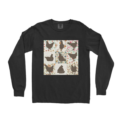 CHICKEN PATTERN LONG SLEEVE SHIRT