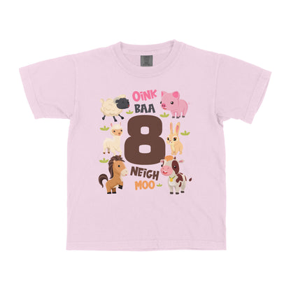 FARM ANIMALS BIRTHDAY CUSTOM YOUTH SHIRT