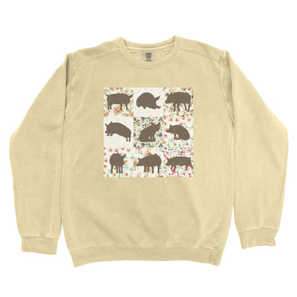 PIG PATTERN PREMIUM SWEATSHIRT