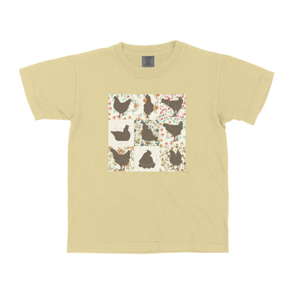 CHICKEN PATTERN YOUTH SHIRT