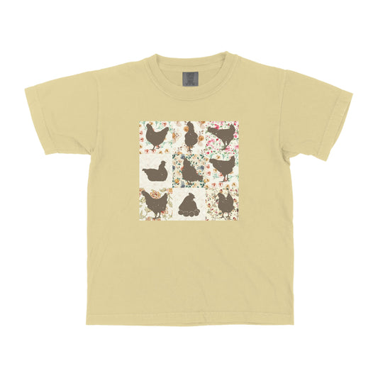 CHICKEN PATTERN YOUTH SHIRT