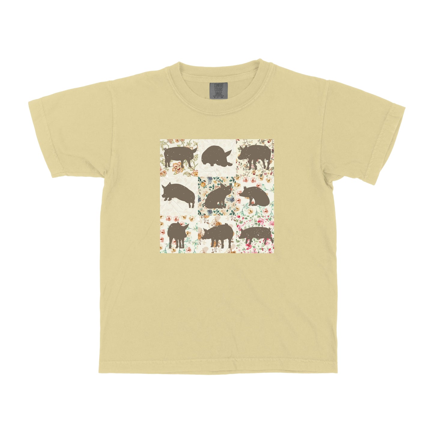 PIG PATTERN YOUTH SHIRT