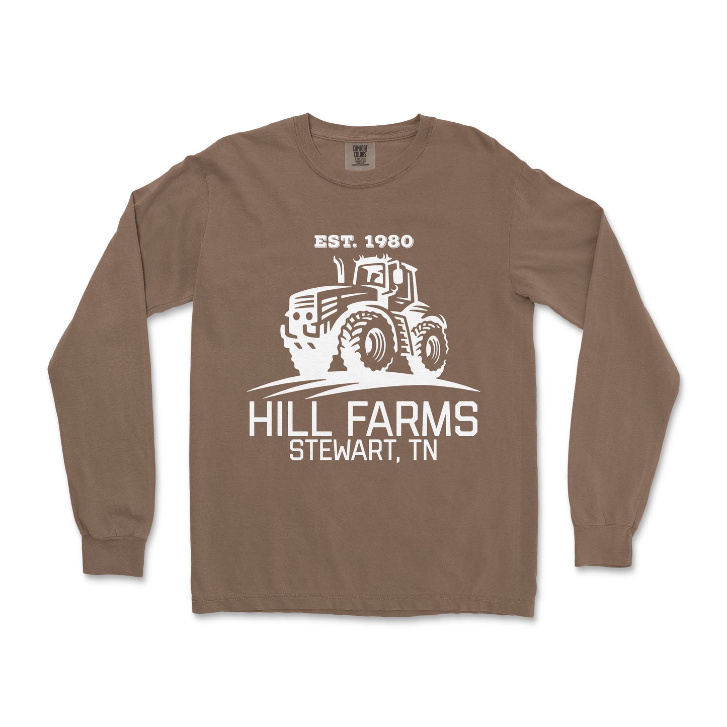 CUSTOM FARM TRACTOR LONG SLEEVE SHIRT F1