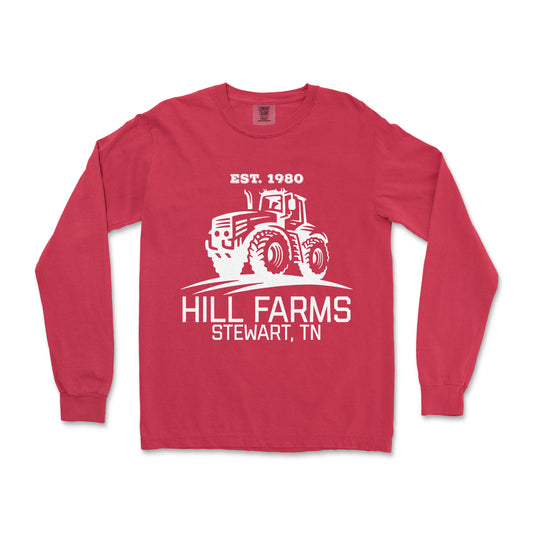 CUSTOM FARM TRACTOR LONG SLEEVE SHIRT F1