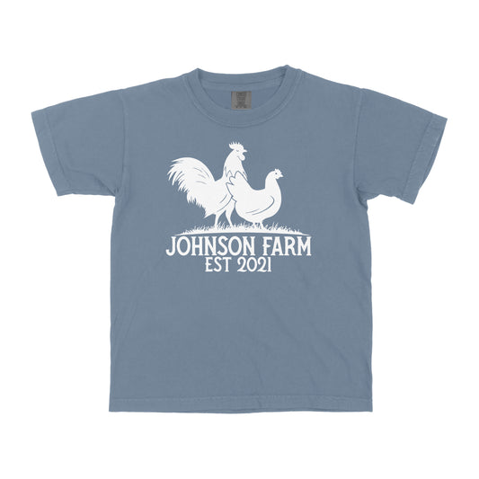 POULTRY FARM PERSONALIZED YOUTH SHIRT P6