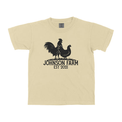 POULTRY FARM PERSONALIZED YOUTH SHIRT