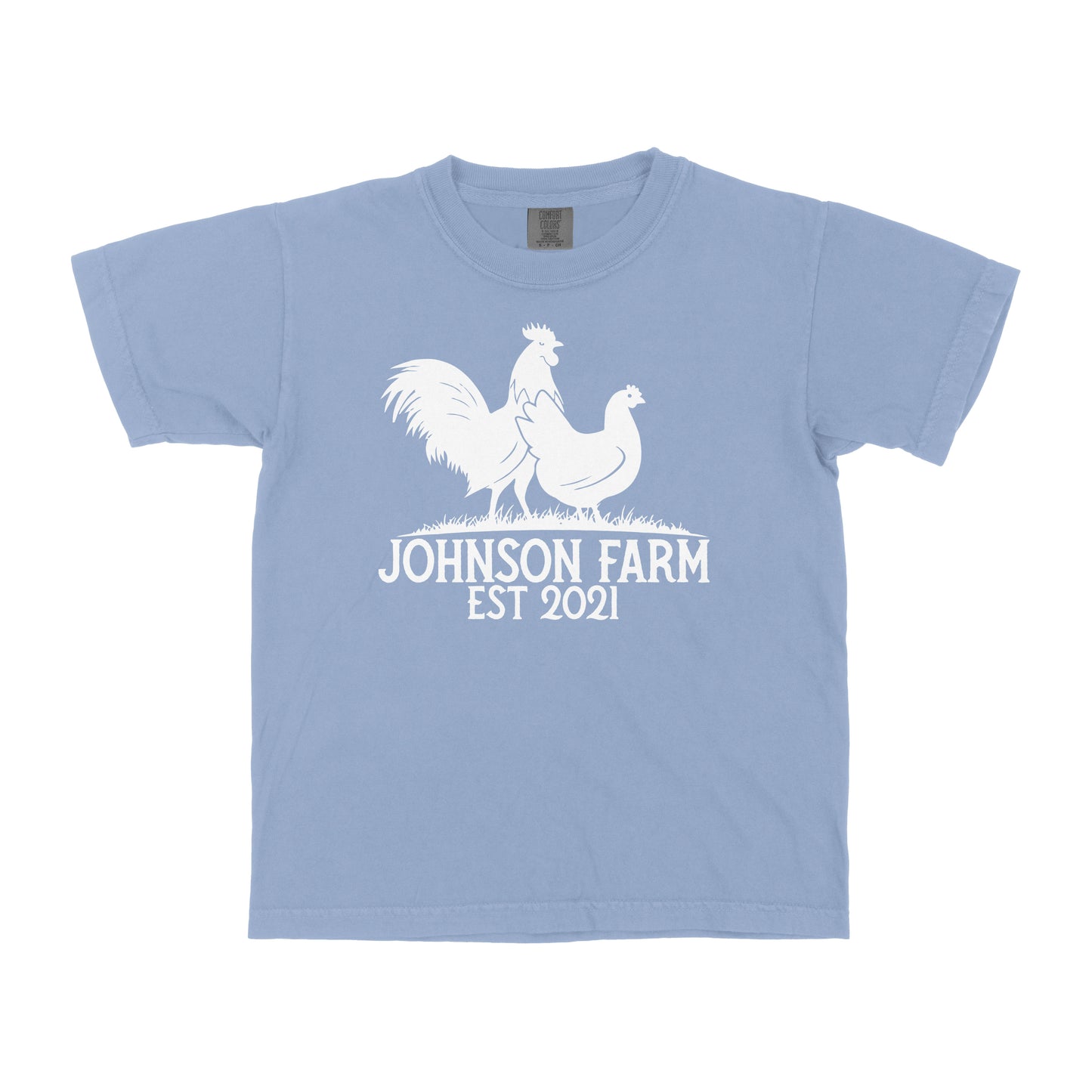 POULTRY FARM PERSONALIZED YOUTH SHIRT