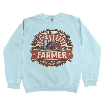 SUPPORT YOUR LOCAL FARMERS PREMIUM SWEATSHIRT