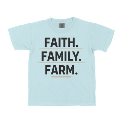 FAITH. FAMILY. FARM. YOUTH SHIRT