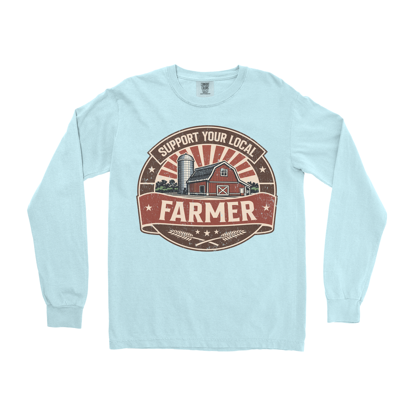 SUPPORT YOUR LOCAL FARMERS LONG SLEEVE SHIRT