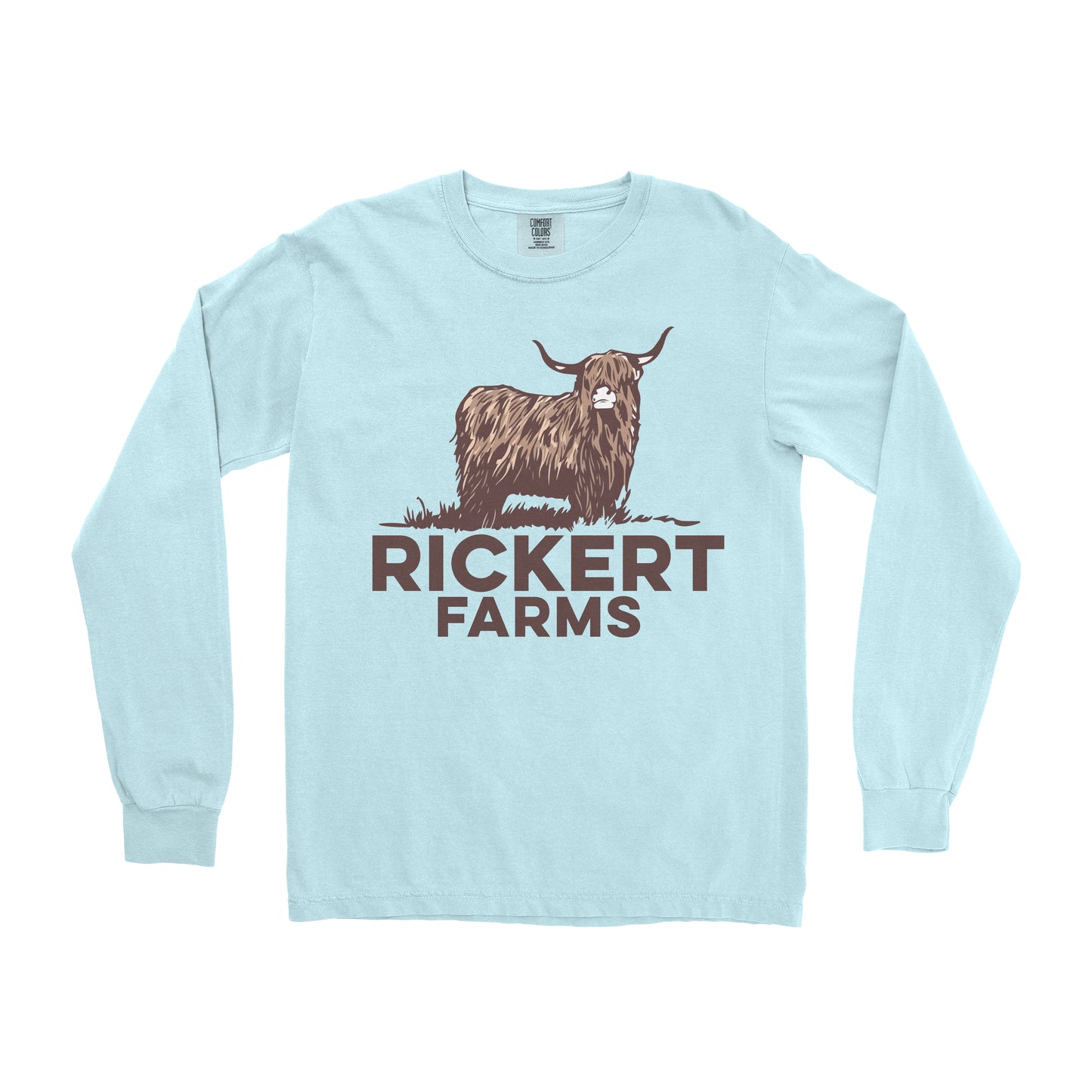 HIGHLAND CATTLE FARM CUSTOM LONG SLEEVE SHIRT L1