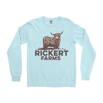 HIGHLAND CATTLE FARM CUSTOM LONG SLEEVE SHIRT L1