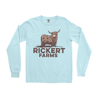 HIGHLAND CATTLE FARM CUSTOM LONG SLEEVE SHIRT L1