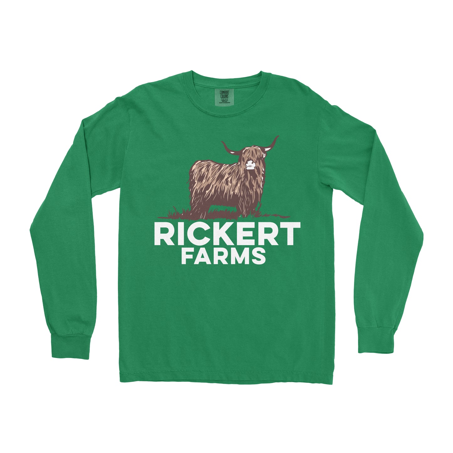 HIGHLAND CATTLE FARM CUSTOM LONG SLEEVE SHIRT L1