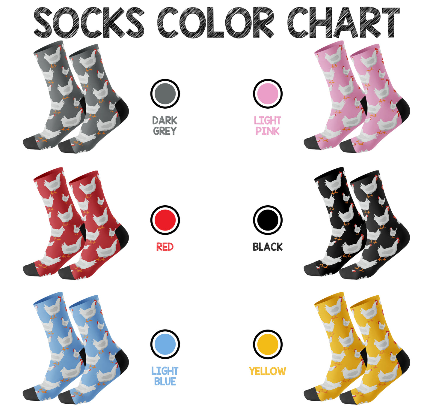 CHICKEN FARM SOCKS SH7