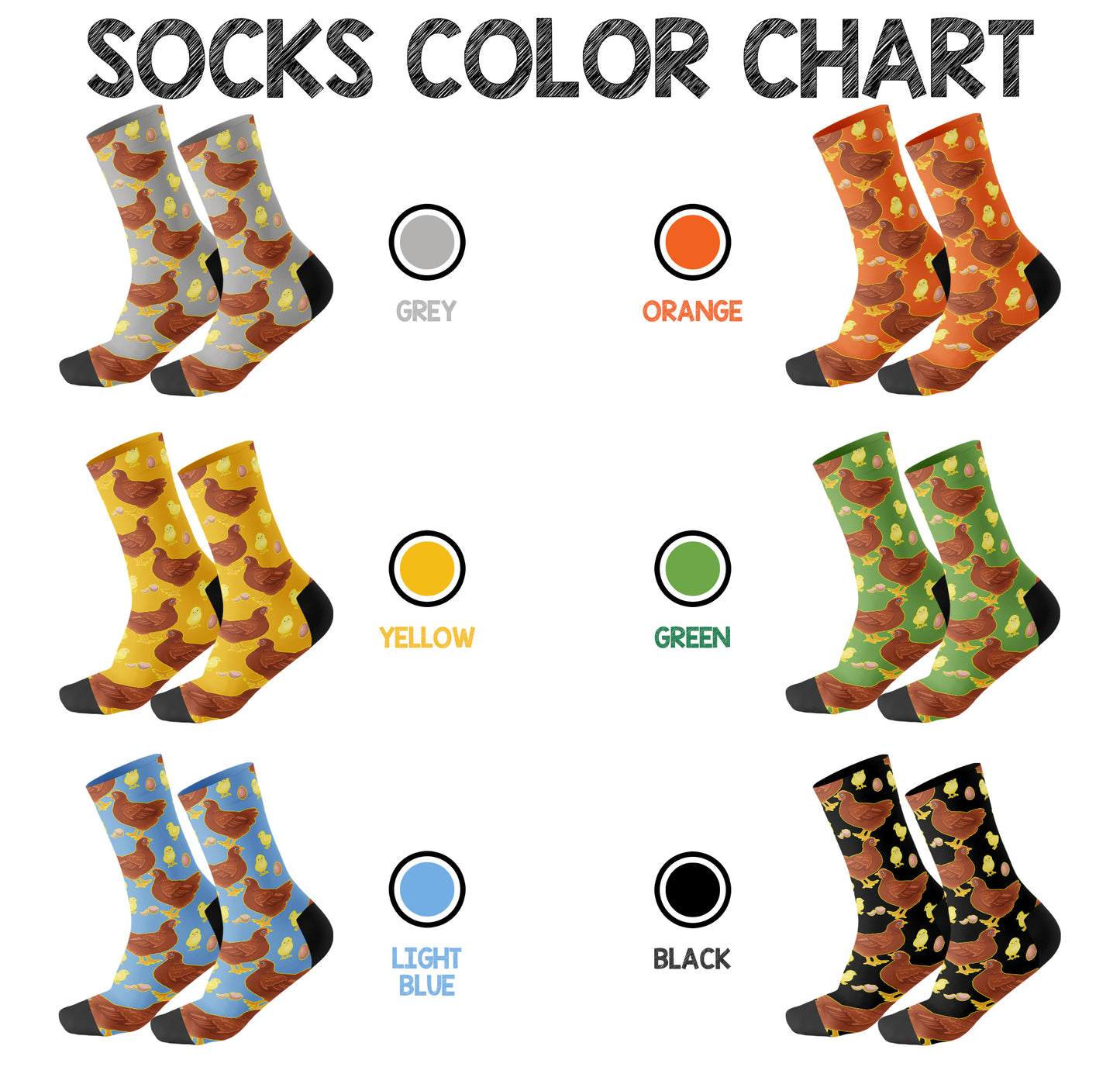 CHICKEN FARM SOCKS SH2