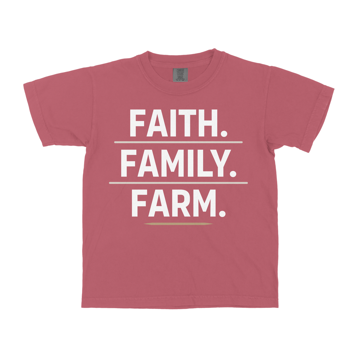 FAITH. FAMILY. FARM. YOUTH SHIRT