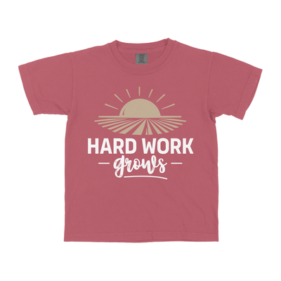 HARD WORK GROWS YOUTH SHIRT