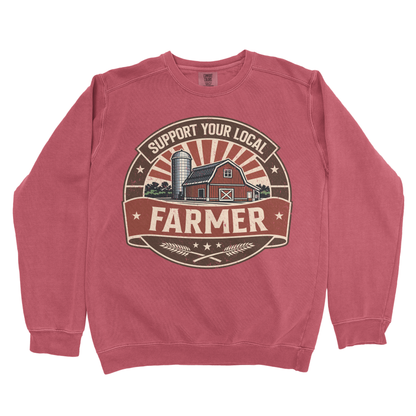 SUPPORT YOUR LOCAL FARMERS PREMIUM SWEATSHIRT