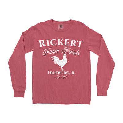 CHICKEN FARM CUSTOM LONG SLEEVE SHIRT P1
