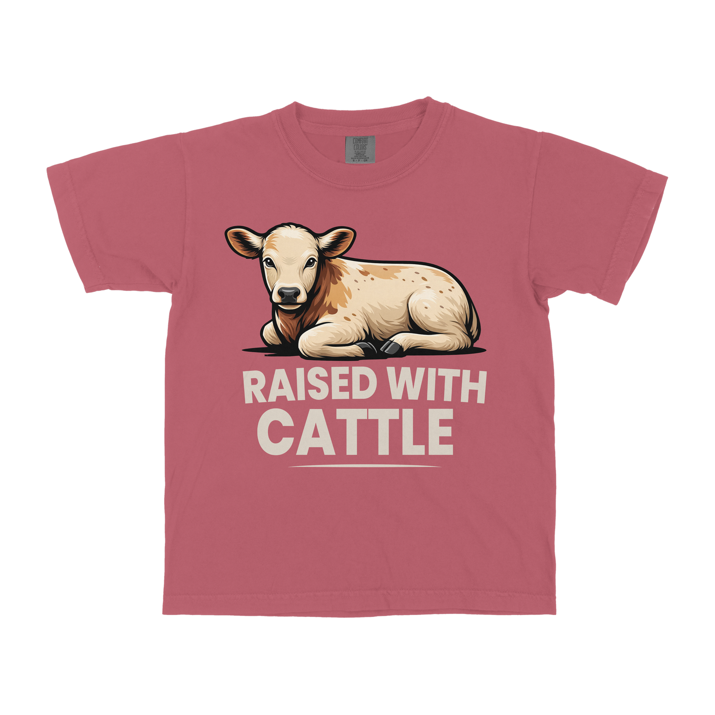 RAISED WITH CATTLE YOUTH SHIRT