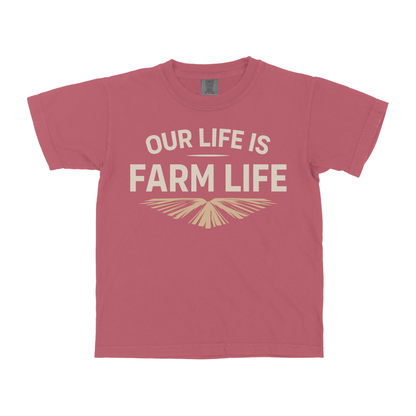 OUR LIFE IS FARM LIFE YOUTH SHIRT