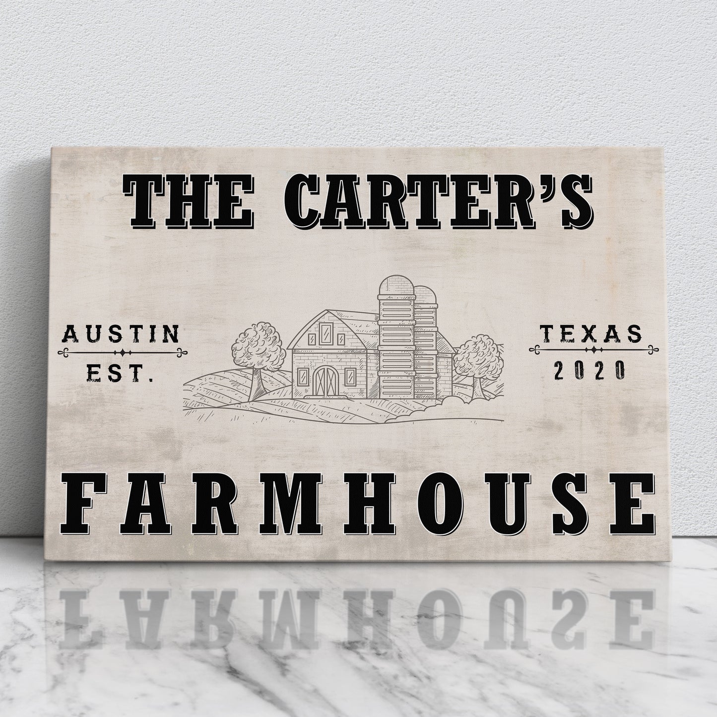 FARMHOUSE CUSTOM CANVAS