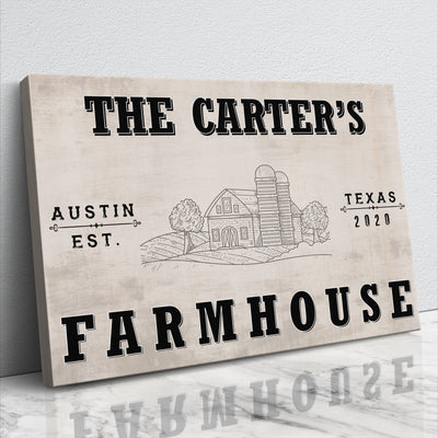 FARMHOUSE CUSTOM CANVAS