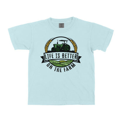 LIFE IS BETTER ON THE FARM YOUTH SHIRT