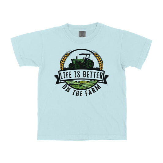 LIFE IS BETTER ON THE FARM YOUTH SHIRT