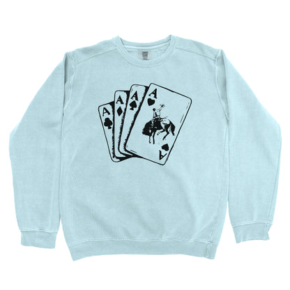 COWBOY ACE OF SPADES PREMIUM SWEATSHIRT