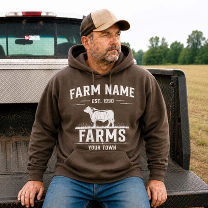 CATTLE FARM CUSTOM HOODIE C17