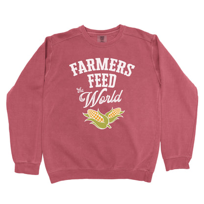 FARMERS FEED THE WORLD PREMIUM SWEATSHIRT