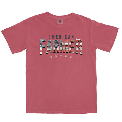 AMERICAN FARMER USA FLAG SHIRT