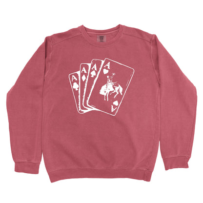 COWBOY ACE OF SPADES PREMIUM SWEATSHIRT