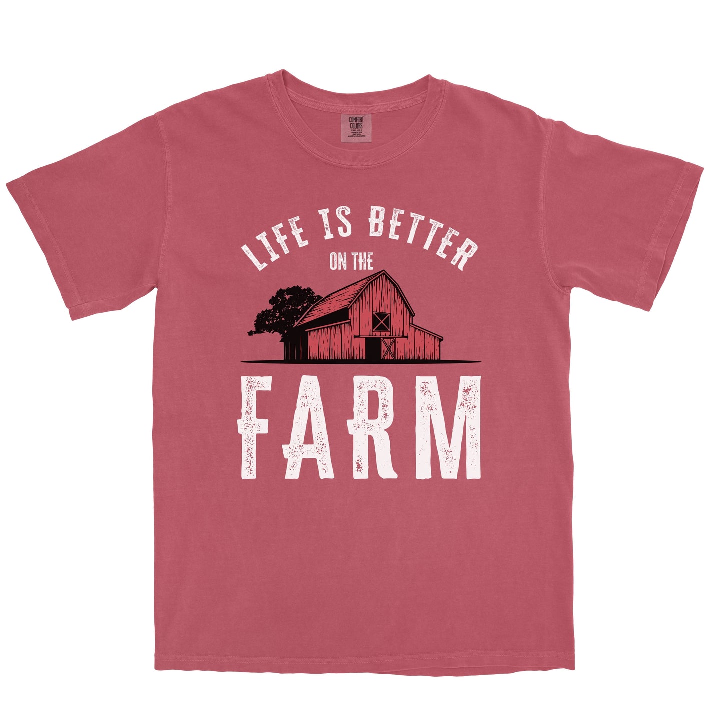 LIFE IS BETTER ON THE FARM RED BARN SHIRT