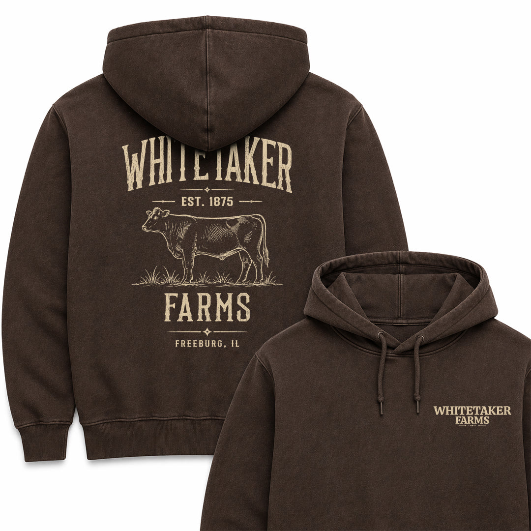 CATTLE FARM CUSTOM HOODIE BACK PRINT C20