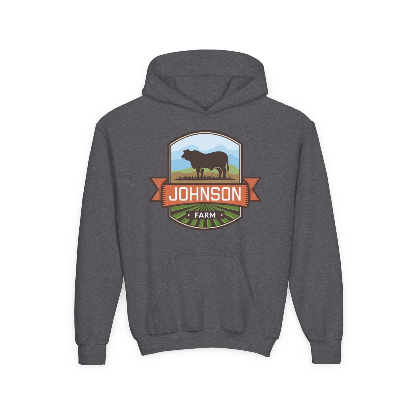 CATTLE FARM CUSTOM YOUTH HOODIE C1